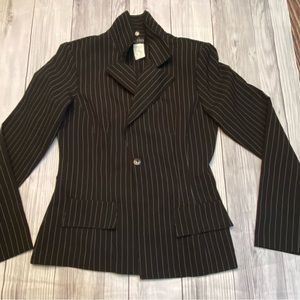 Pinstripe Blazer Size Small Great Condition  shoulder pads! No flaws No pockets